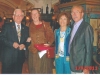 At Munich Rotary Club Dennis Salts, Gabriela Bracklo, Christiane Salts, Adam Fritz.jpg