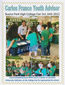 2012.10 05 Carlos at BPHS College Fair