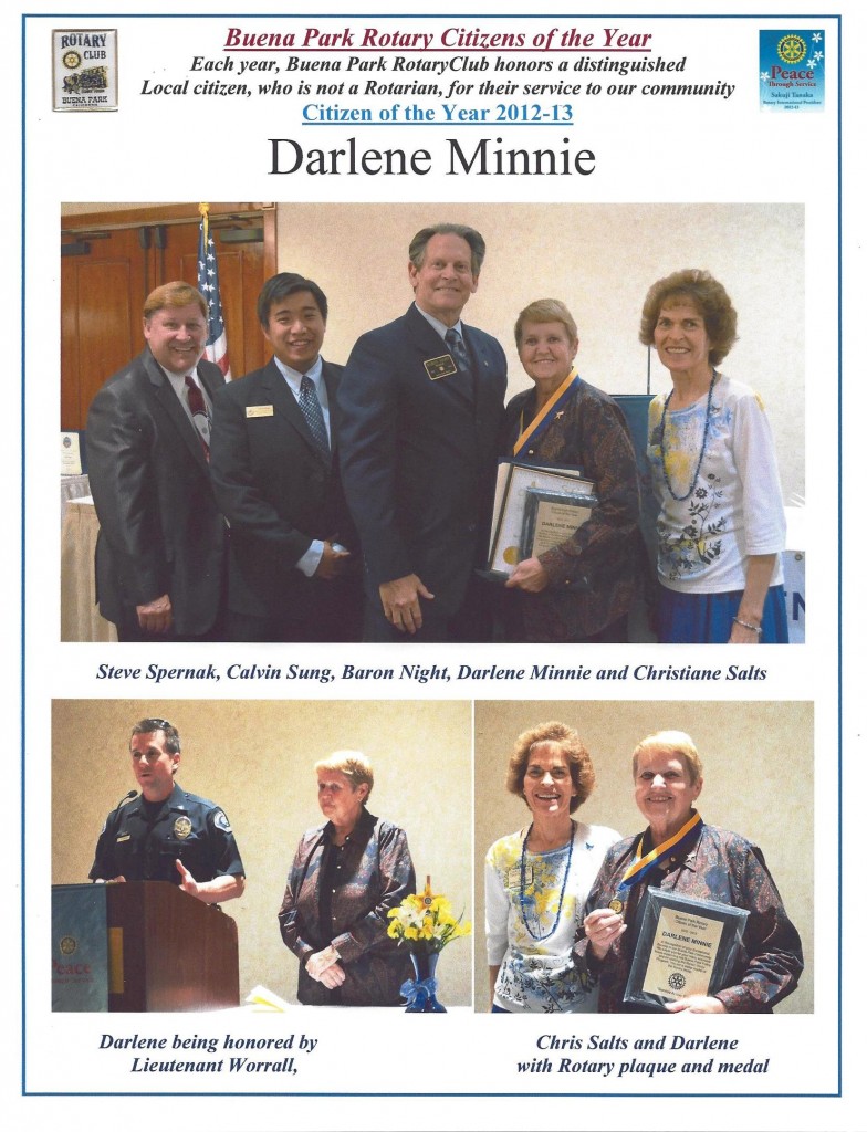 2013.06 01 Darlene Minnie Citizen of the Year