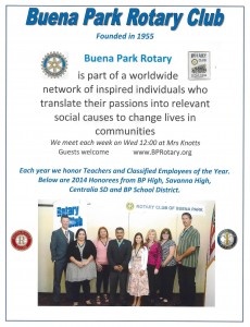 Rotary 2 pages for  AD in Buena Park Goes to College  program (1)